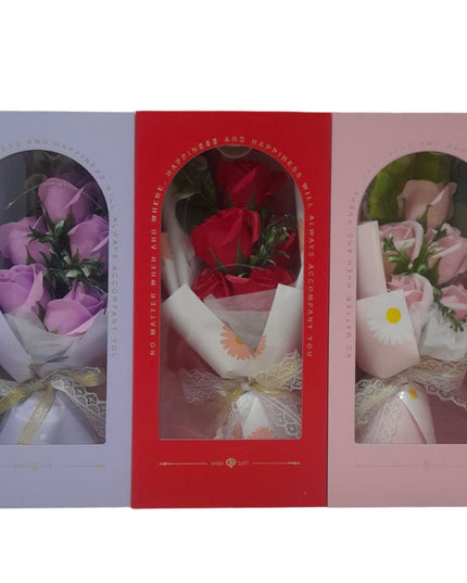 Buchet decorativ în Cutie cadou cu lumini LED 804-7