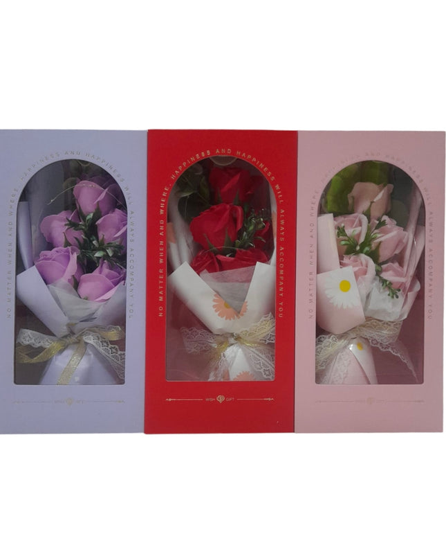 Buchet decorativ în Cutie cadou cu lumini LED 804-7