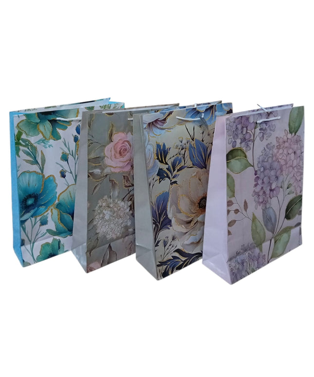 Pungă cadou model Floral 12/set 44x32cm