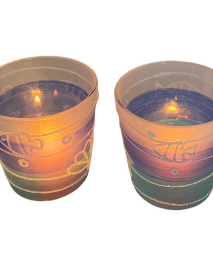 Pahare pentru lumânare 2/set 7cm