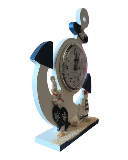 Ceas Ancoră lemn 22cm cod1247-3