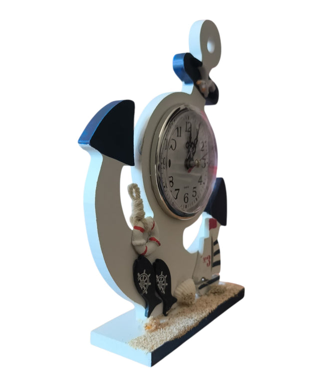 Ceas Ancoră lemn 22cm cod1247-3