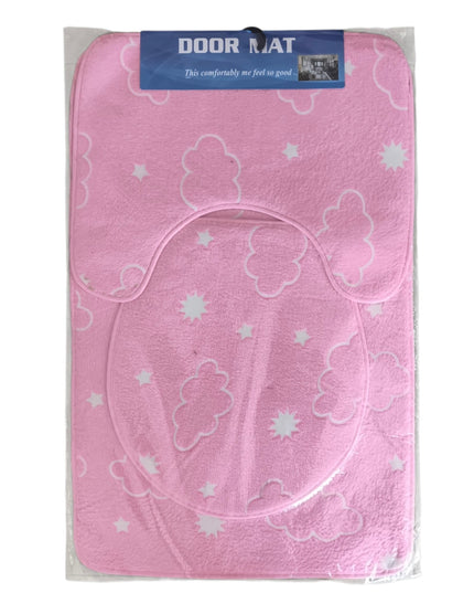 Set covorașe baie 3 piese fluorescente 78x49cm,cod1104-8