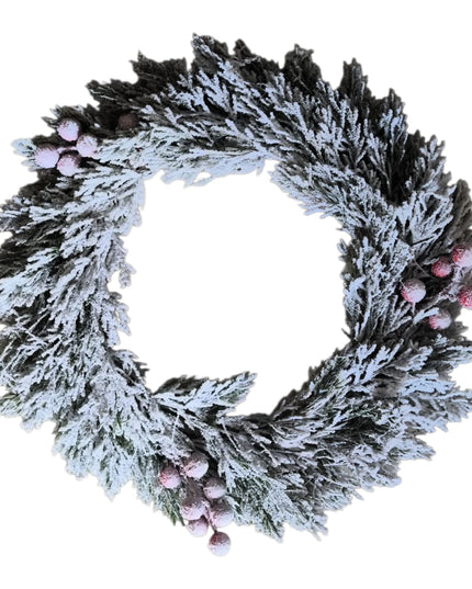 Coroniță ușă brad artificial 30cm