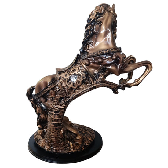 Statuetă Cal Cabrat Decorat  54cm