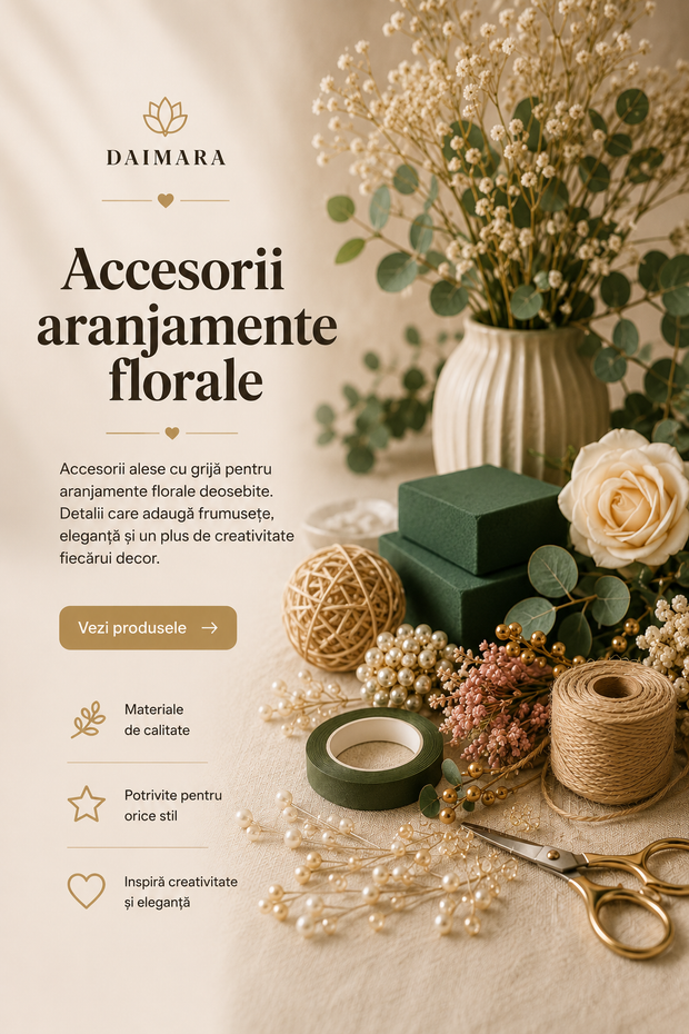 <p><strong>Accesorii aranjamente florale</strong></p>