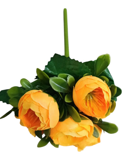 Buchet ornamental Bujori artificiali22cm w013-6