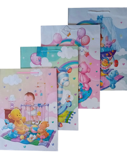 Pungă cadou model Baby 12/set 44x32cm