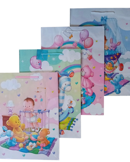 Pungă cadou model Baby 12/set 44x32cm