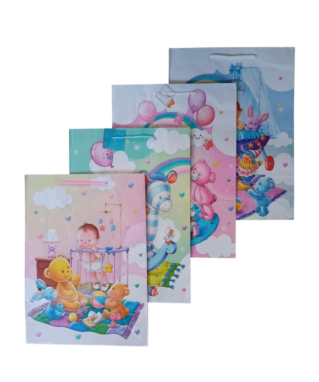 Pungă cadou model Baby 12/set 44x32cm