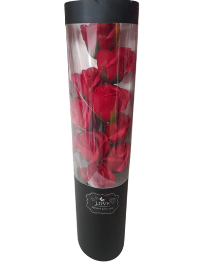 Buchet ornamental Trandafiri Cu lumini LED în cutie cadou 804-14