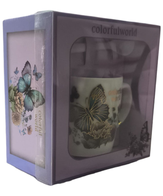 Set cadou cană cu linguriță AT191