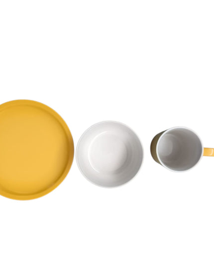 Set cadou 3 Piese din Ceramică – Sweet Life – Farfurie, Bol și Cană