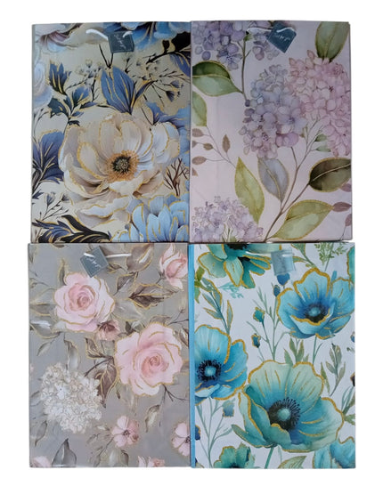 Pungă cadou model Floral 12/set 44x32cm