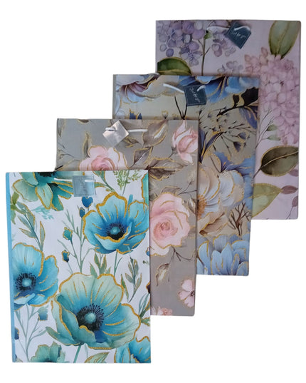 Pungă cadou model Floral 12/set 44x32cm