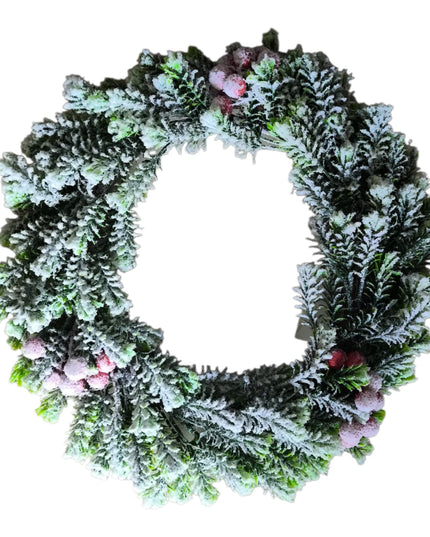 Coroniță ușă brad artificial 30cm