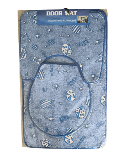 Set covorașe baie 3 piese fluorescente 78x49cm,cod1104-8