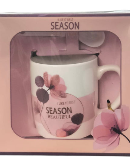 Set cadou cană cu linguriță AT1588