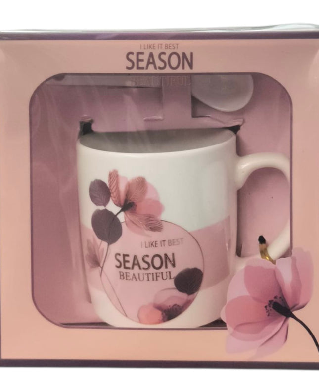 Set cadou cană cu linguriță AT1588