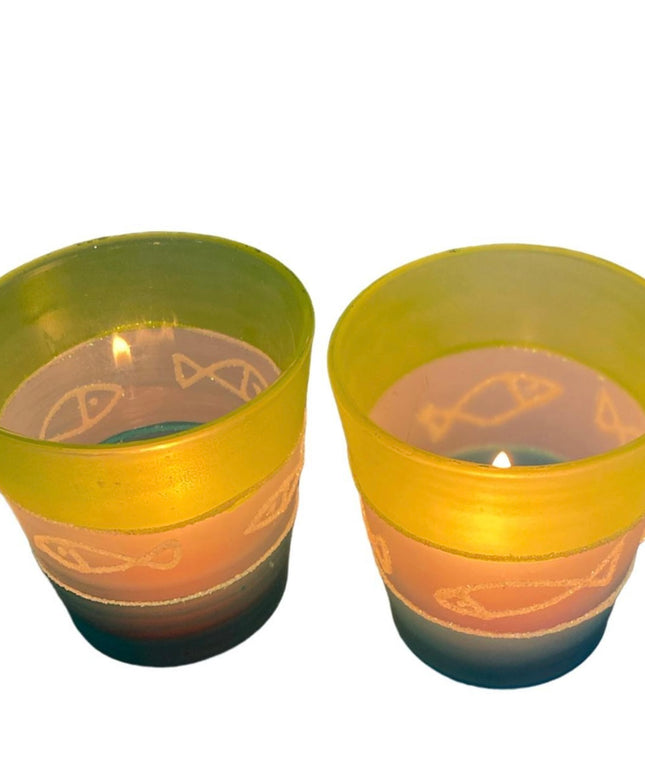 Pahare pentru lumânare 2/set  6cm