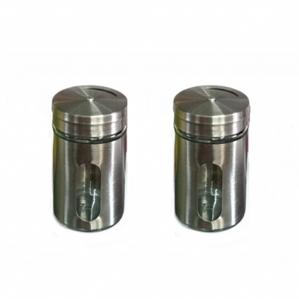 Set 2 borcane Condimente 8x5cm cod1138-4