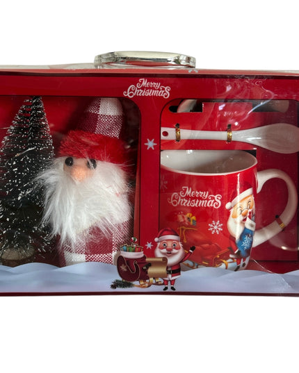 Set cadou Crăciun cană cu brad și lumini HK1963B