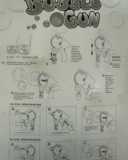 Pistol de Baloane de Săpun 25x17cm