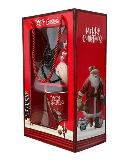 Set cadou Crăciun cană cu brad și lumini ST235B