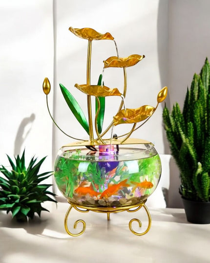 Fântână cu flori acvariu TY004