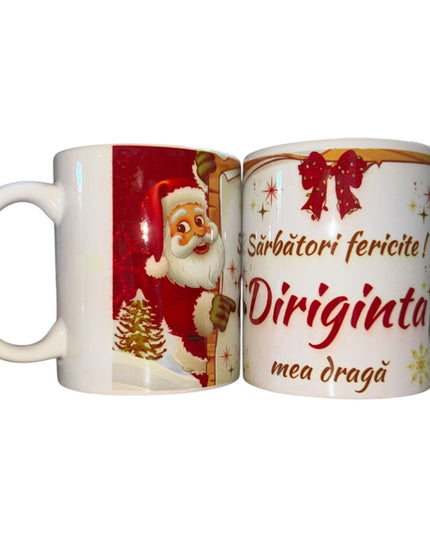 Cană Crăciun cu mesaj pentru Femei