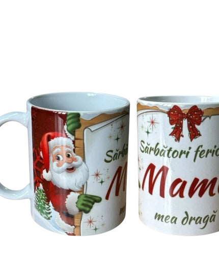 Cană Crăciun cu mesaj pentru Femei