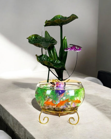 Fântână cu flori acvariu TY006