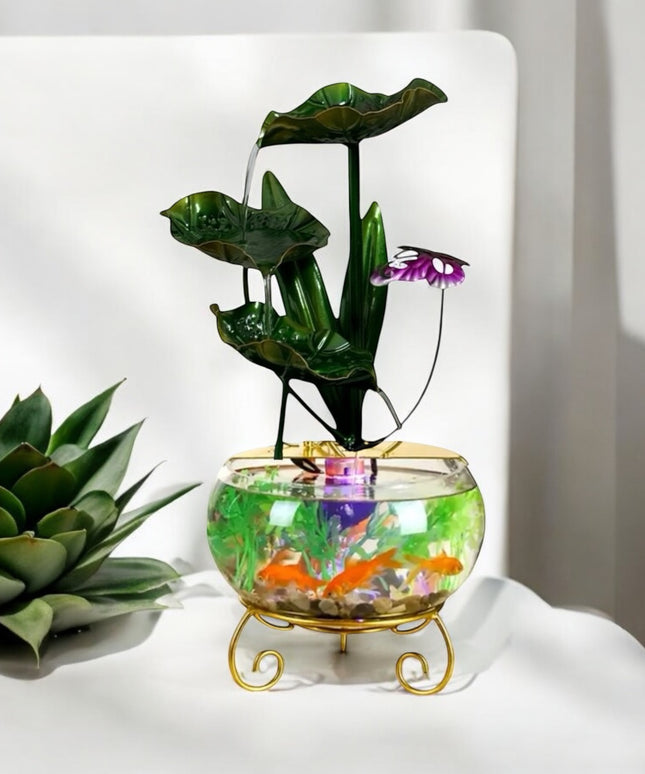 Fântână cu flori acvariu TY006