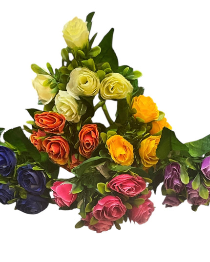 Buchet ornamental Minirosa 20cm w01316-9