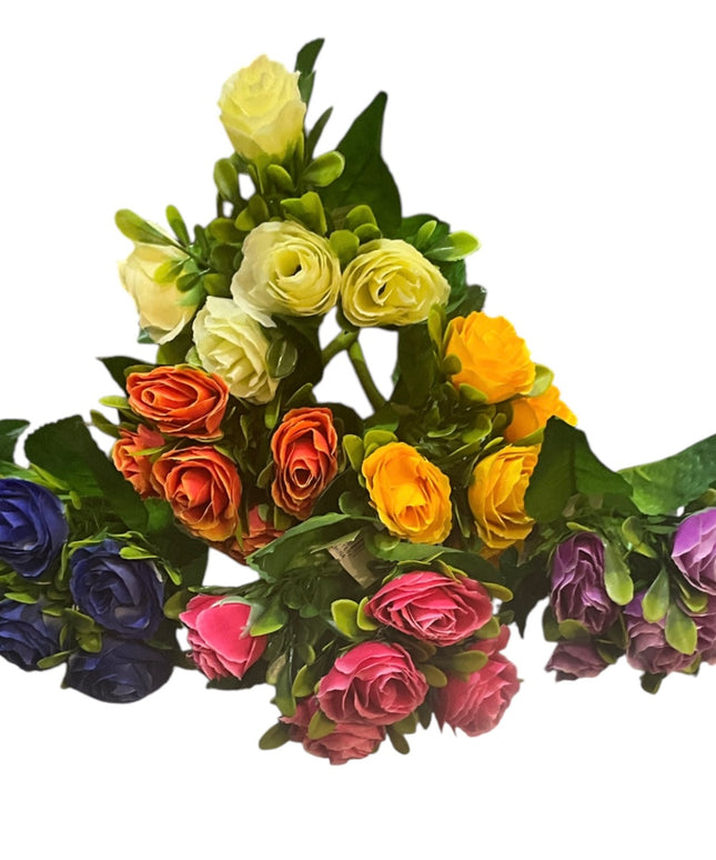 Buchet ornamental Minirosa 20cm w01316-9