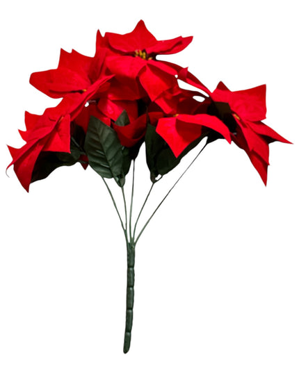 Floare Crăciun 5 capete 45cm. 716-38