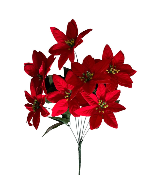 Floare Crăciun 7 capete 53cm  716-25