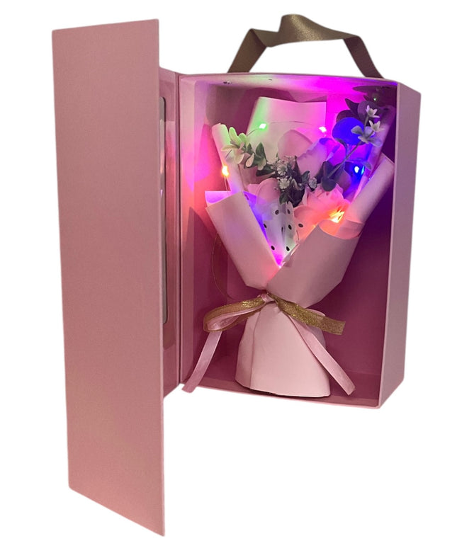 Buchet Decorativ în Cutie Cadou cu Lumini LED 27cm 804-3