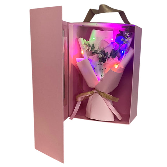 Buchet Decorativ în Cutie Cadou cu Lumini LED 27cm 804-3