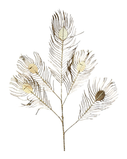 Ramură decorativă cu pene 90cm. 716-23