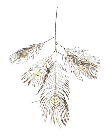 Ramură decorativă cu pene 90cm. 716-23