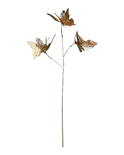 Ramură decorativă cu fluturi 68cm. 716-24
