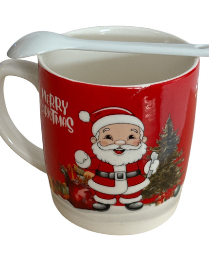 Set cadou Crăciun cană cu brad și lumini HK2182