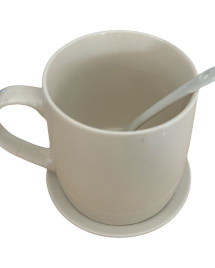 Set cadou Crăciun cană cu capac și linguriță HK2178