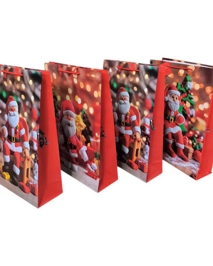 Pungă cadou cu model Crăciun 12/set 55x40cm