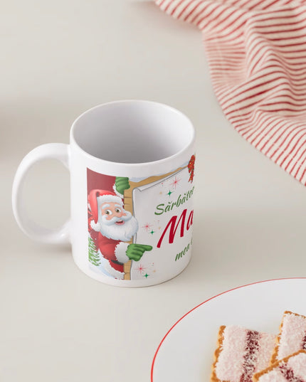 Cană Crăciun cu mesaj pentru Femei