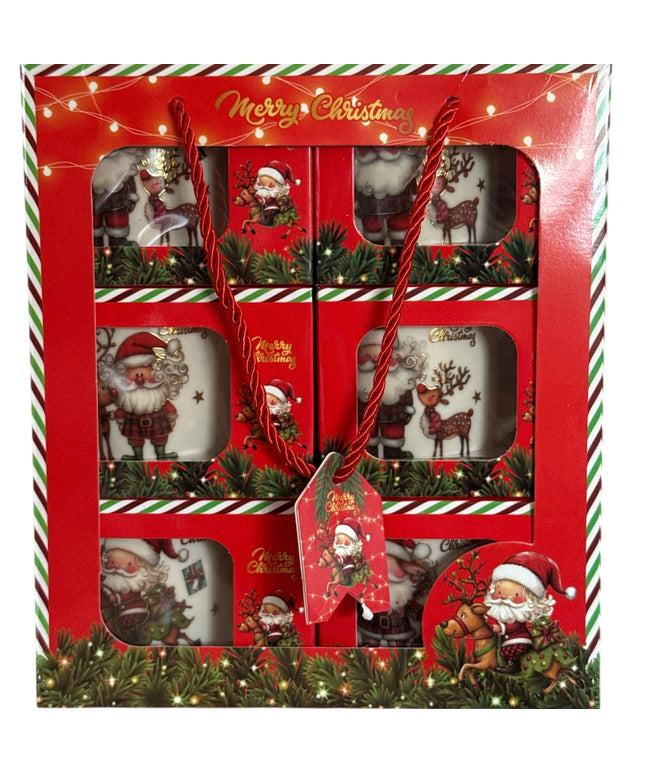 Set cadou cană Crăciun 6/set 200ml AT1949