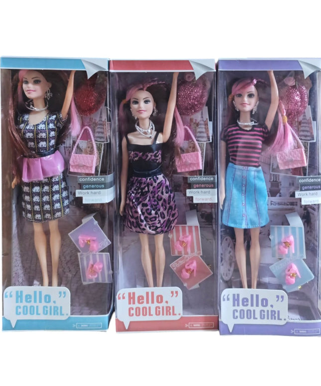 Păpușă cu accesorii Hello Girl