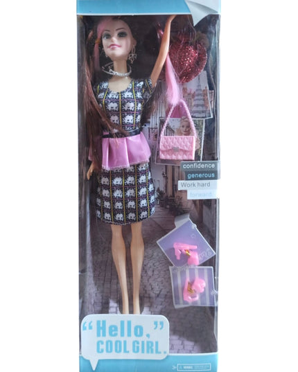 Păpușă cu accesorii Hello Girl