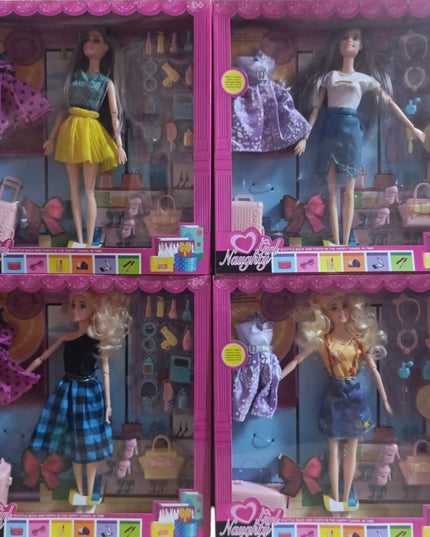 Păpușă cu accesorii 30x6cm LY535